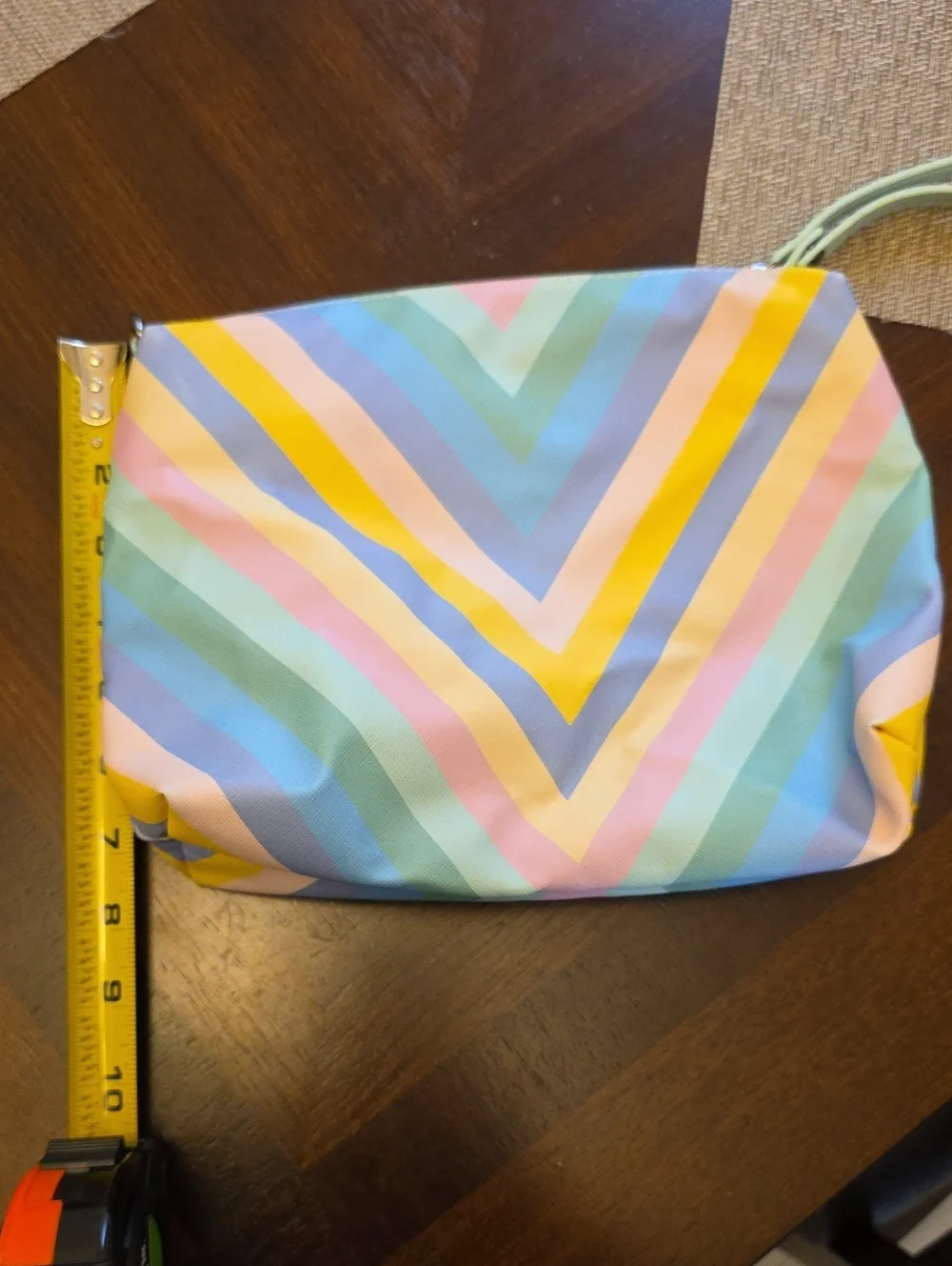 Steve Madden Pastel Chevron Wristlet Pouch